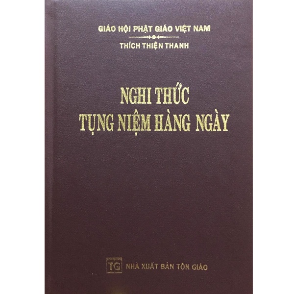 Sách - Nghi Thức Tụng Niệm Hằng Ngày ( Bìa Da )