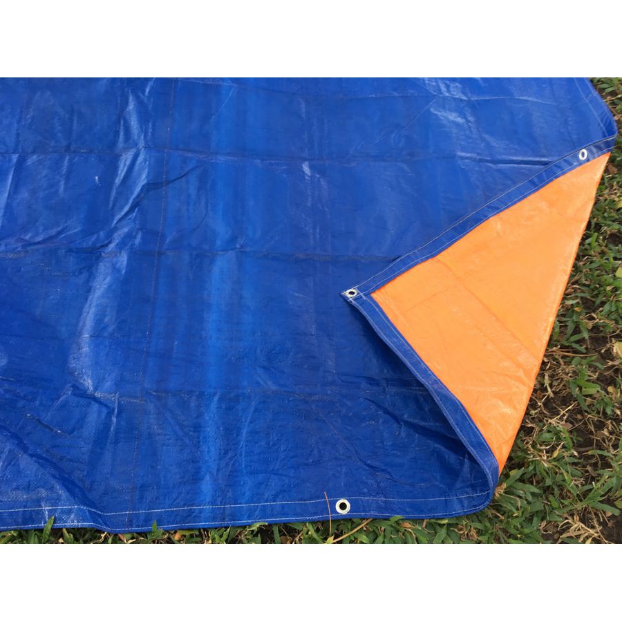 Tấm bạt che nắng mưa may sẵn, màu xanh cam, kích thước 1,8m x 2.0m