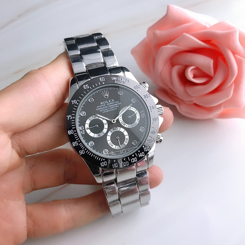 Đồng Hồ Rolex Dây Kim Loại Thiết Kế Sang Trọng Cho Nữ