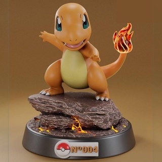 Mô Hình Charmander Bulbasaur Squirtle Pokemon  Bằng Chất Liệu Nhựa Resin - Cao 12 cm