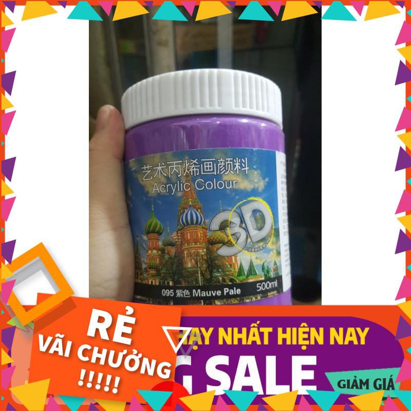 [BÁN CHẠY]  [ Chính hãng ] MÀU VẼ ACRYLIC 3D NGOÀI TRỜI - 500ml