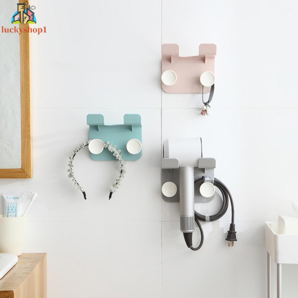 Giá Đỡ Lược Sấy Tóc Gắn Tường 3 Màu Tùy Chọn Tiện Dụng