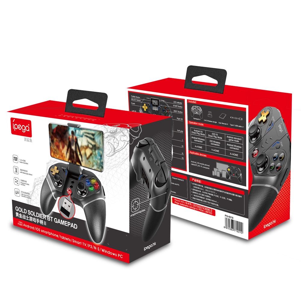 NINTENDO Tay Cầm Chơi Game Bluetooth 5.0 & 2.4G Cho Điện Thoại Android / iOS PG-9218