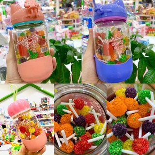 Kẹo dẻo que trái cây phủ cốm