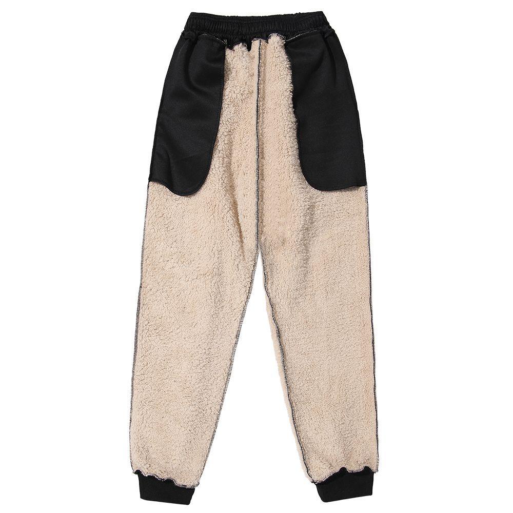 Quần Thể Thao Chất Liệu Cotton Dày Dặn Giữ Ấm Màu Sắc Đơn Giản Trẻ Trung