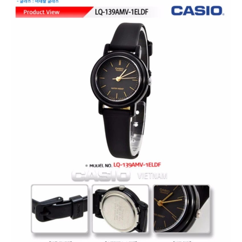 Đồng hồ nữ dây nhựa Casio chính hãng Anh Khuê LQ-139AMV-1ELDF