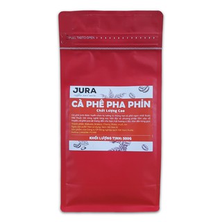 Cà Phê JURA Chất Lượng Cao 500g (nhãn đỏ) - Café pha phin thơm nồng nàn quyến rũ