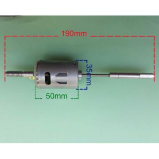 Motor 12v lắp cốt quạt gió