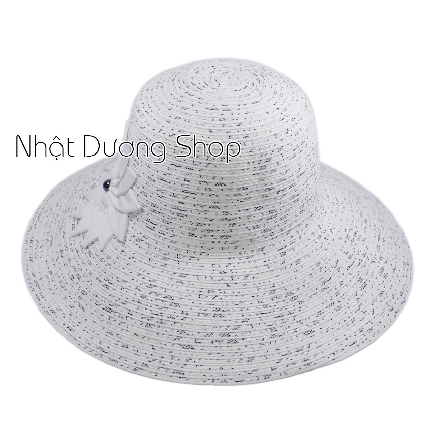 [ FREESHIP ] Nón bo nữ vành rộng 11 cm, vòng đầu 56 cm - chất liệu vải cói đẹp thích hợp cho chị em phụ nữ