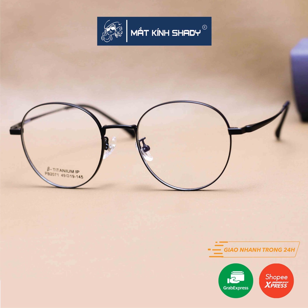 Gọng Kính Cận B-Titanium Unisex SHADY G2079 (Nhiều Màu)
