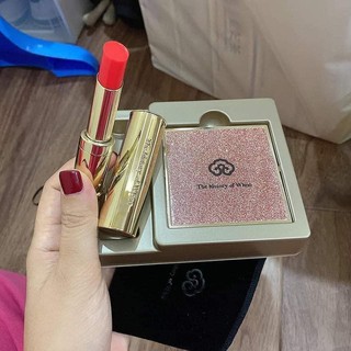 Set son dưỡng môi Whoo màu đỏ