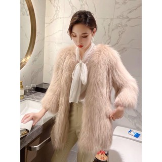 Áo khoác nữ cao cấp, chất lông cáo dày dặn , màu sắc thanh lịch, sang chảnh NV0528