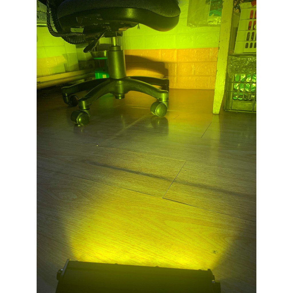 Đèn Trợ Sáng 6 Led Vàng Dài Kiểu Dáng Hammer Led Bar 20cm gọn nhỏ