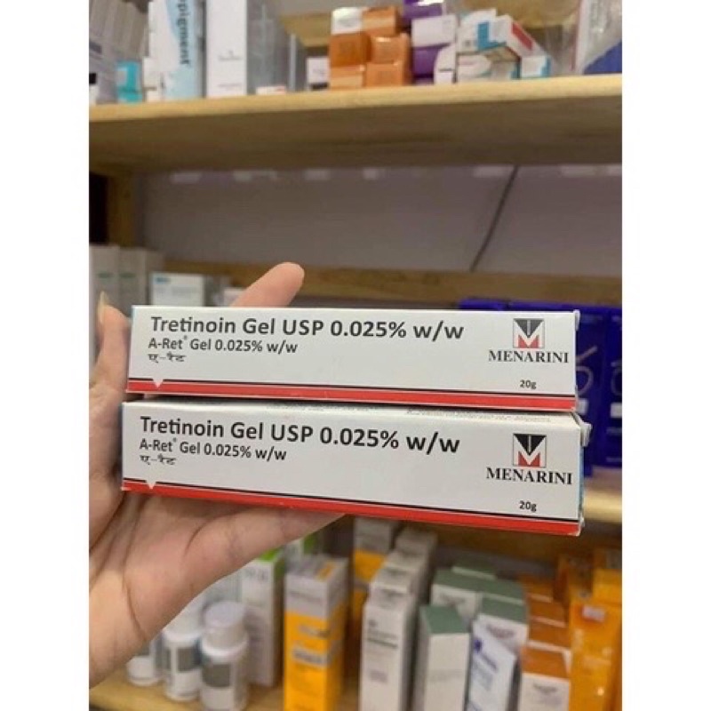 [DATE MỚI ] Tretinoin Aret gel 0.025% - 0.05% - 0.1% (20g) ngăn lão hoá, giảm mụn - tretinol Ấn Độ [CHÍNH HÃNG] | BigBuy360 - bigbuy360.vn