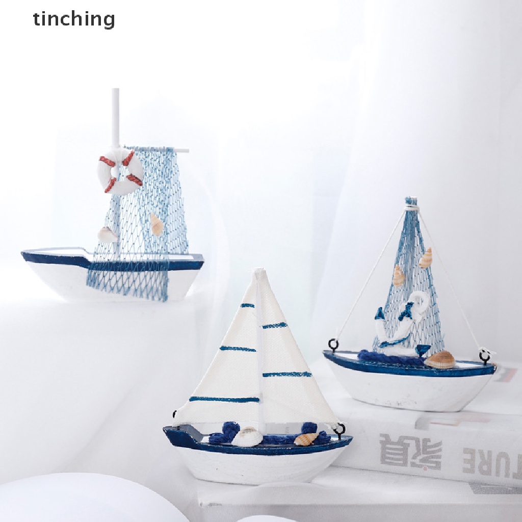 Mô Hình Thuyền Gỗ Trang Trí Nhà Cửa Mới