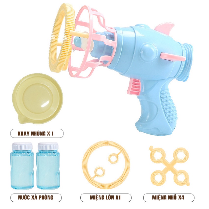 Súng Bắn Bong Bóng Cực Vui Gắn Cánh Quạt