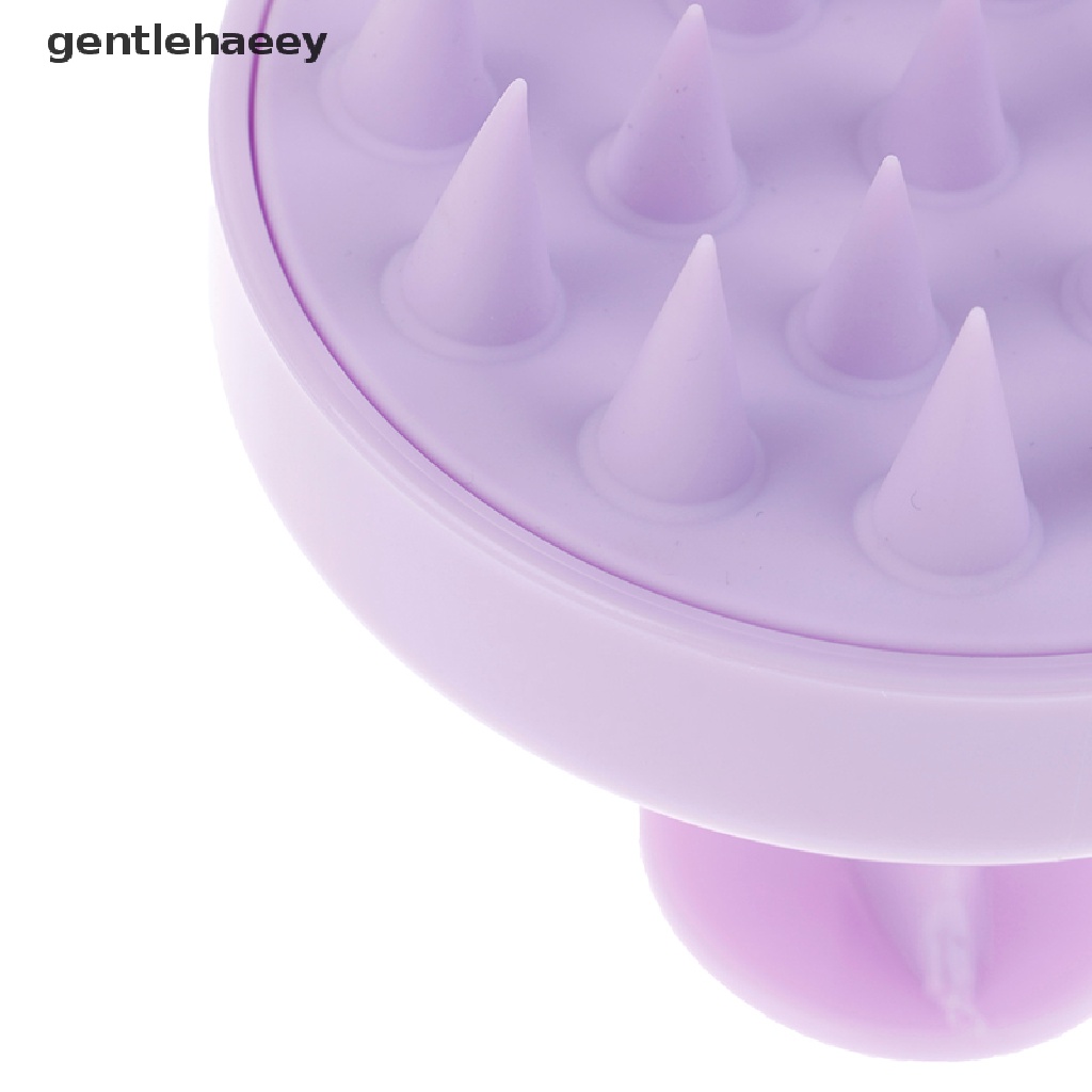 Bàn chải silicone massage da đầu khi tắm tiện dụng