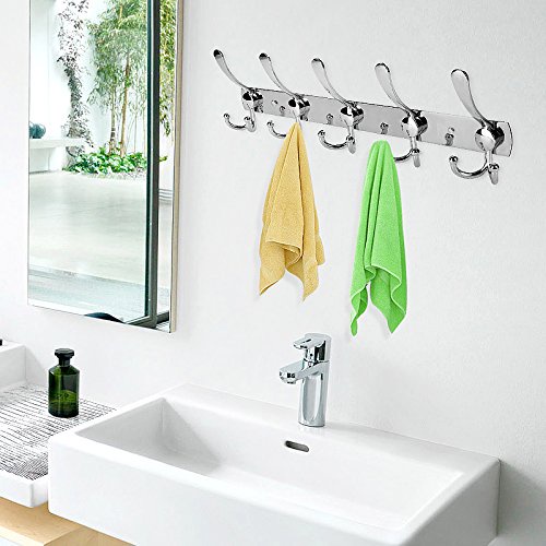Móc treo đồ gắn tường bằng thép không gỉ tiện dụng