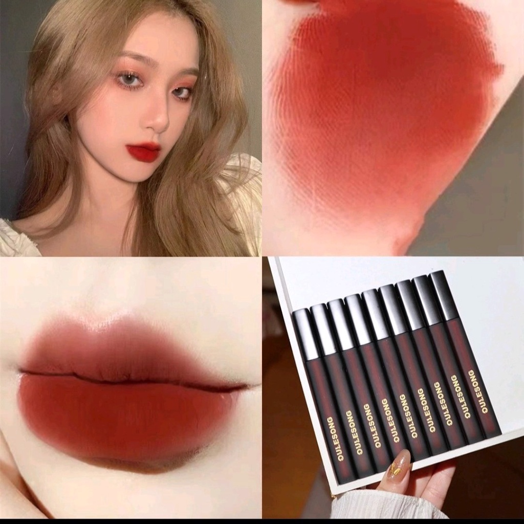 Son kem đen dải ngân hà OULESONG Lip Glaze Nội Địa Trung