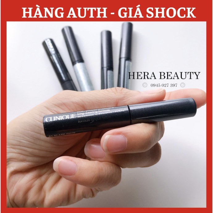 [Hàng Showroom] Mascara Clinique High Impact Mini #01 Black làm dày, dài và cong mi | BigBuy360 - bigbuy360.vn
