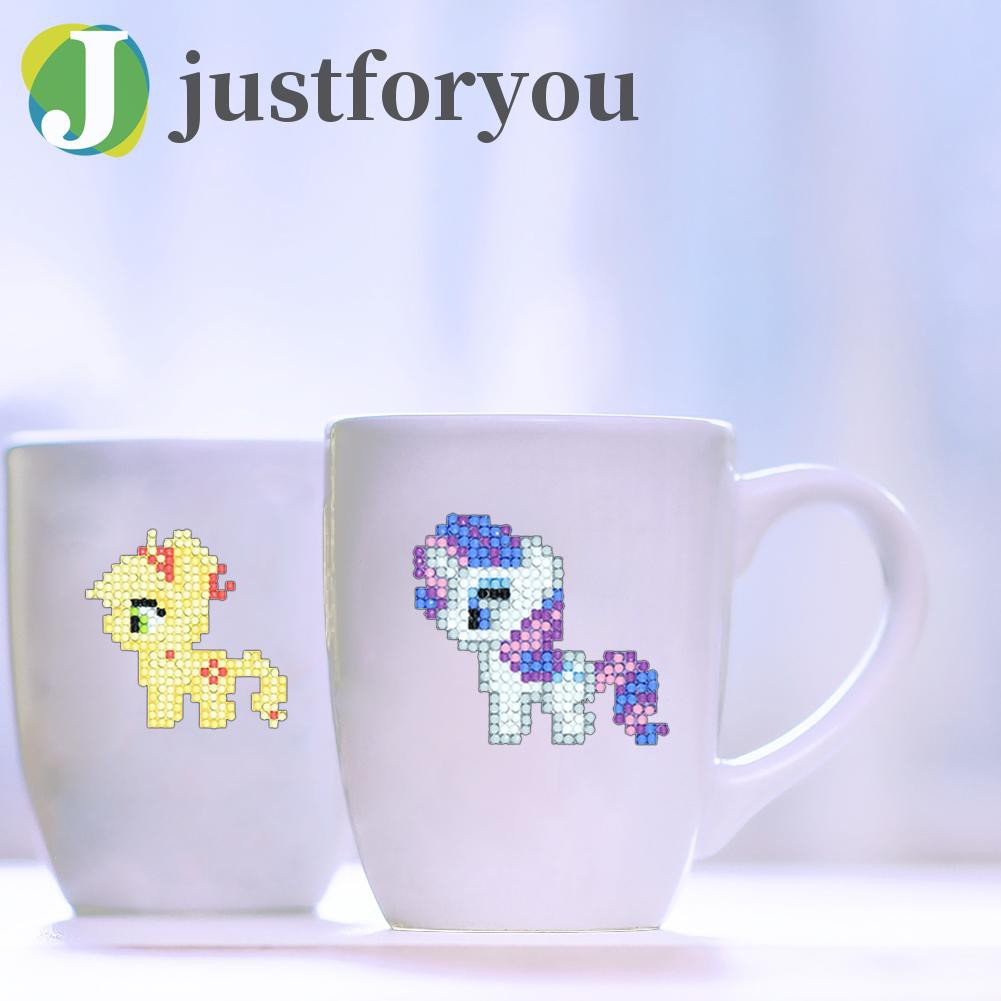 Set 6 Tranh Đính Đá Tự Làm Hình Ngựa Pony 12.1