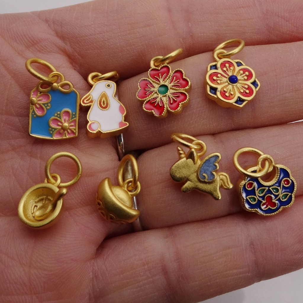 Mặt Trang Sức Vòng Tay/Dây Chuyền Hình Câu Tục Ngữ Sáu Chữ Trung Quốc DIY