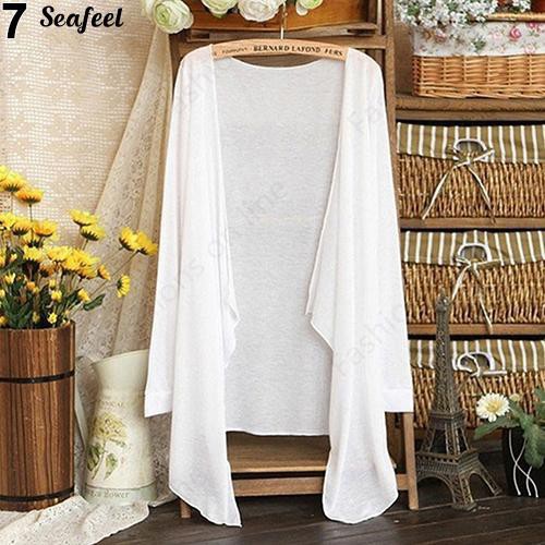 Áo Khoát Đi Biển Cardigan Đơn Giản Dài Tay | BigBuy360 - bigbuy360.vn