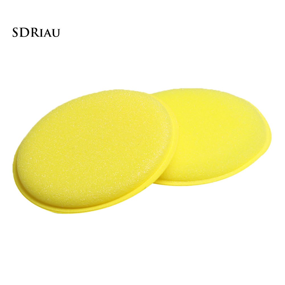 Bộ 2 mút bọt biển tròn bôi sáp/đánh bóng xe hơi