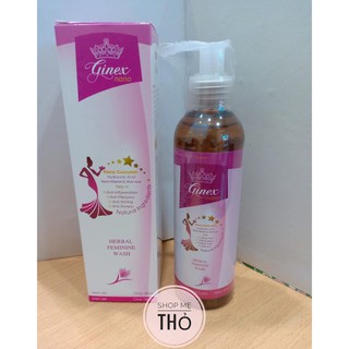 Dung dịch vệ sinh phụ nữ Ginex Nano