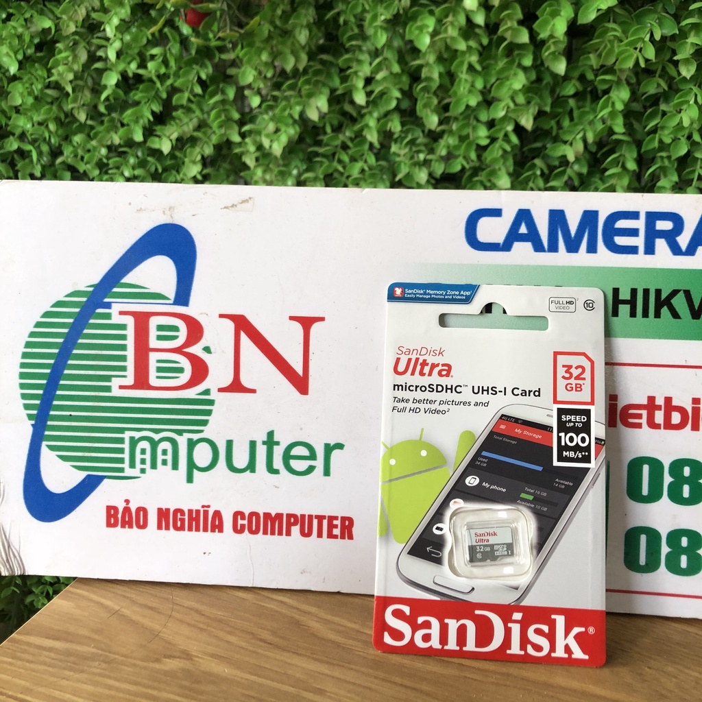 Thẻ nhớ 32G Sandisk chuyên dụng cho Camera
