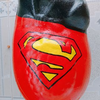 Super man heo - heo đất handmade- kèm hình thật