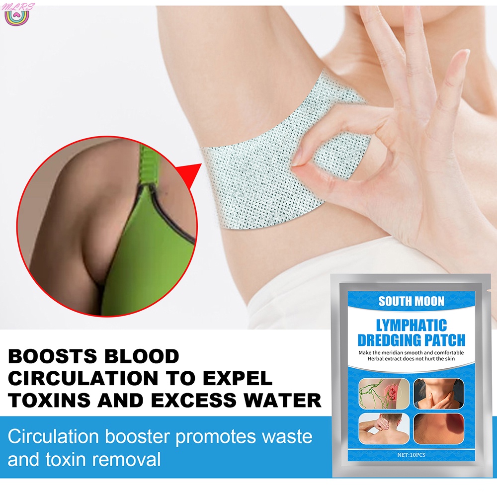 Bộ 10 Miếng Dán Thảo Dược Lymph Chăm Sóc Sức Khỏe Làm Săn Chắc Vùng Da Dưới Cánh Tay/Thắt Lưng/Ngực | BigBuy360 - bigbuy360.vn