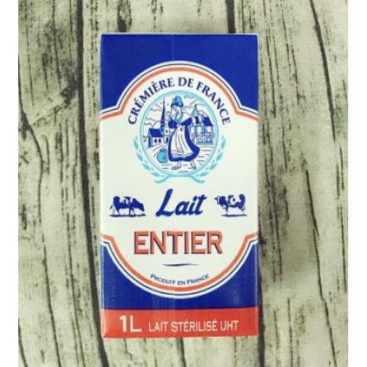 Sữa tươi nguyên kem hiệu Cremiere De France 1L