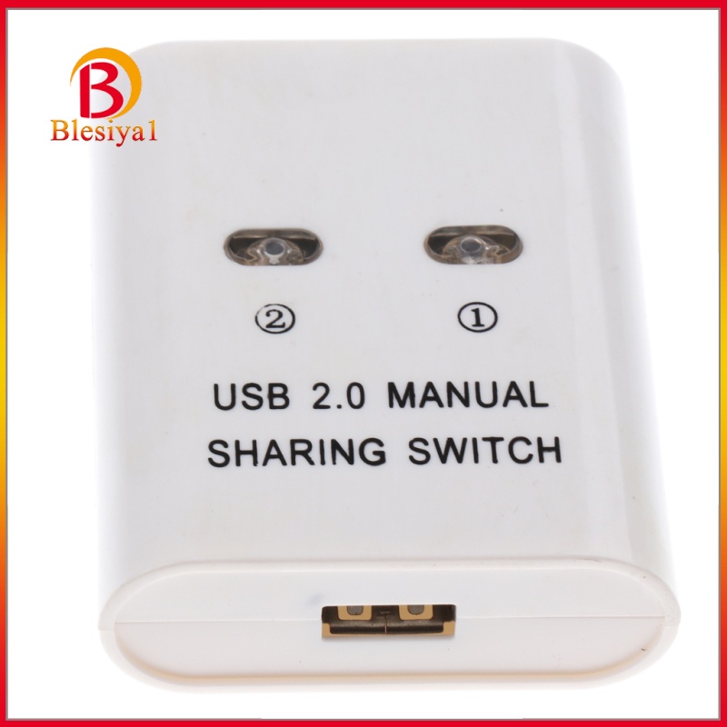 [BLESIYA1] USB Manual Sharing Switch, 2 Ports HUB KVM  Swtiches For PC Scanner Printer