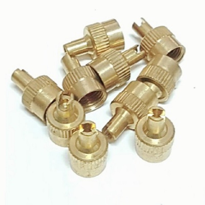 Bộ 2 Đầu Mở Tim Vòi Bánh Xe Có Rãnh Dùng Phù Hợp Mọi Loại Xe Hỗ Trợ Bơm Hơi Chuyên Dụng