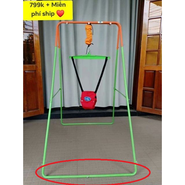 Xích đu nhún nhảy tập đi cho bé jumper kids