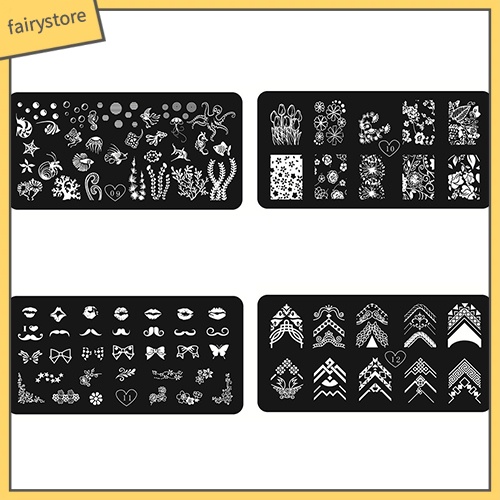 Tấm mẫu họa tiết in trang trí móng tay chuyên dụng