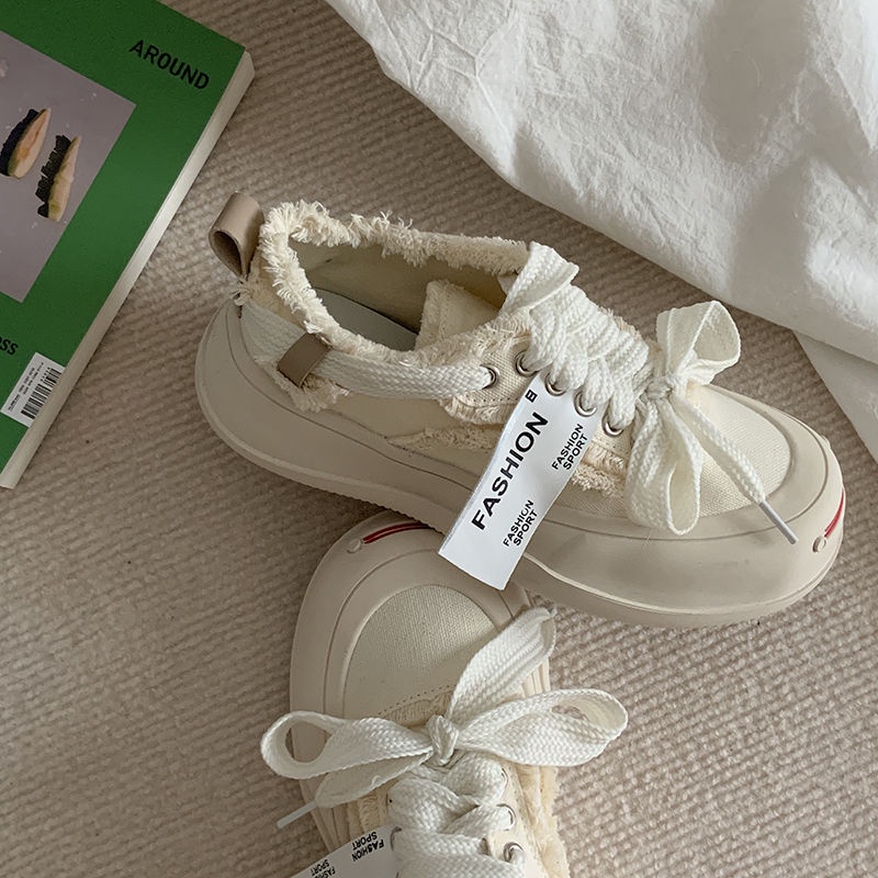 Giày Thể Thao Vải Bạt Thời Trang Hàn Cho Nữ
