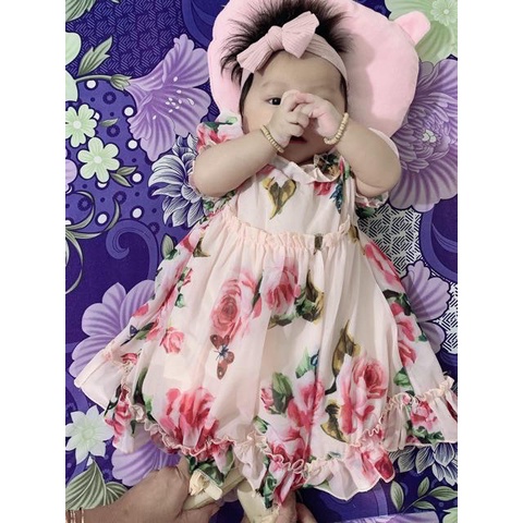 Đầm xòe công chúa cho bé gái