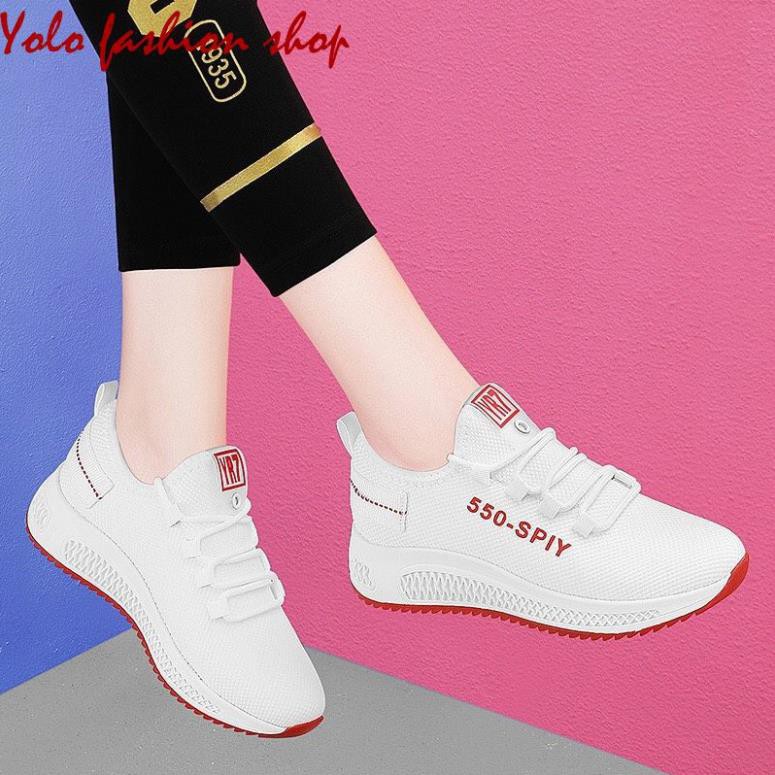 [Mã FAMAYWA2 giảm 10k đơn từ 50k] Giày thể thao nữ đế êm giày thể thao đi bộ phối màu xinh xắn-TT13 | BigBuy360 - bigbuy360.vn