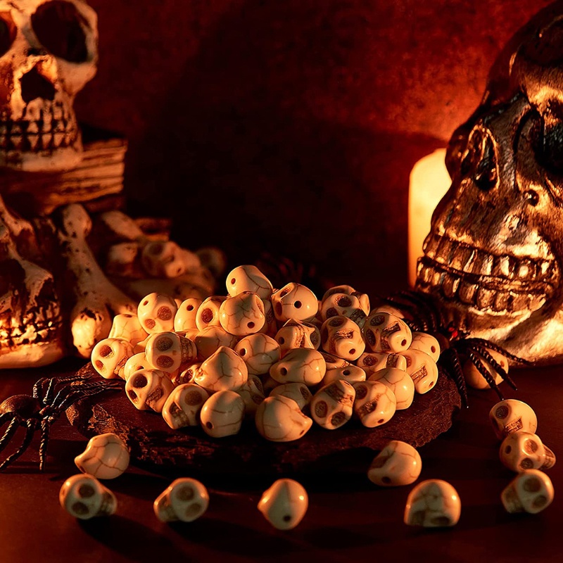 Hạt Charm Hình Đầu Lâu Dùng Làm Trang Sức DIY