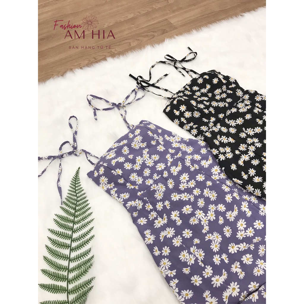 [Mã FADI5K245 giảm 5K đơn 0đ] [𝐗𝐀̉ 𝐇𝐀̀𝐍𝐆] Đầm Maxi Hoa Tím dây cột vai có mút ngực | BigBuy360 - bigbuy360.vn