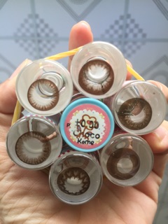 Lens màu chocco không độ 55k