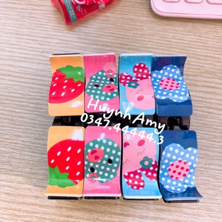 🌸 kẹp HQ 3R hình thú , hoa , dâu