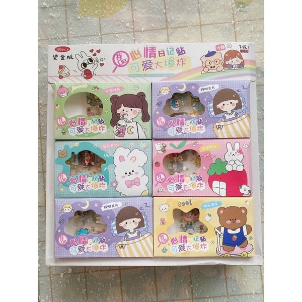 Hộp sticker nhiều tấm