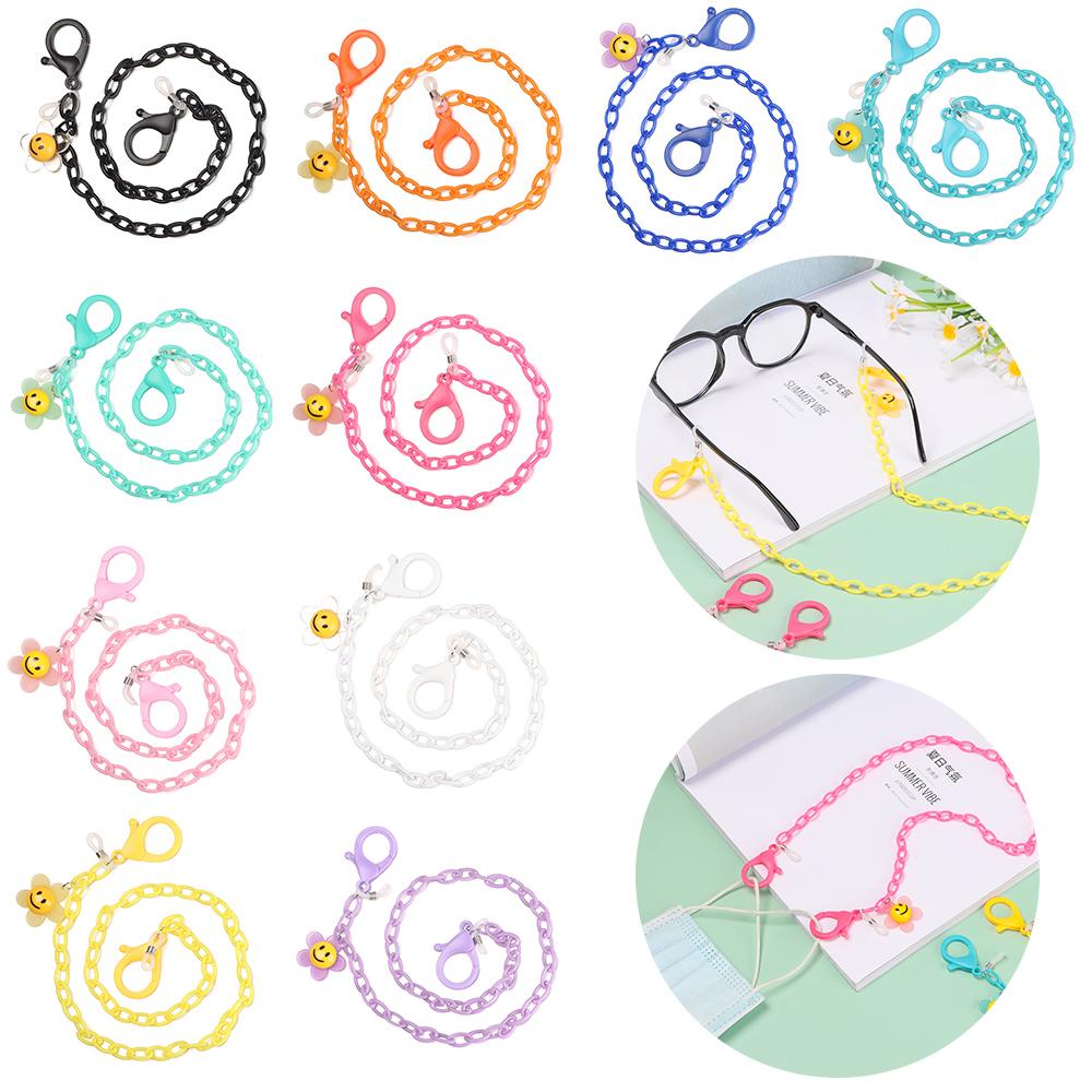 ESPO Dây Đeo Kính Đọc Sách Bằng Acrylic Siêu Nhẹ Nhiều Màu Chống Thất Lạc Đa Năng Tiện