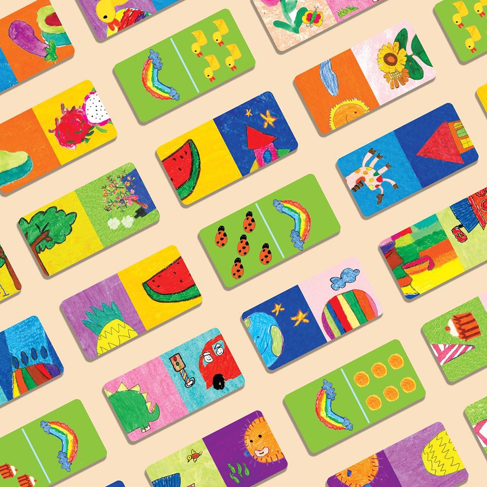 Bộ Domino cho bé rèn luyện và tư duy