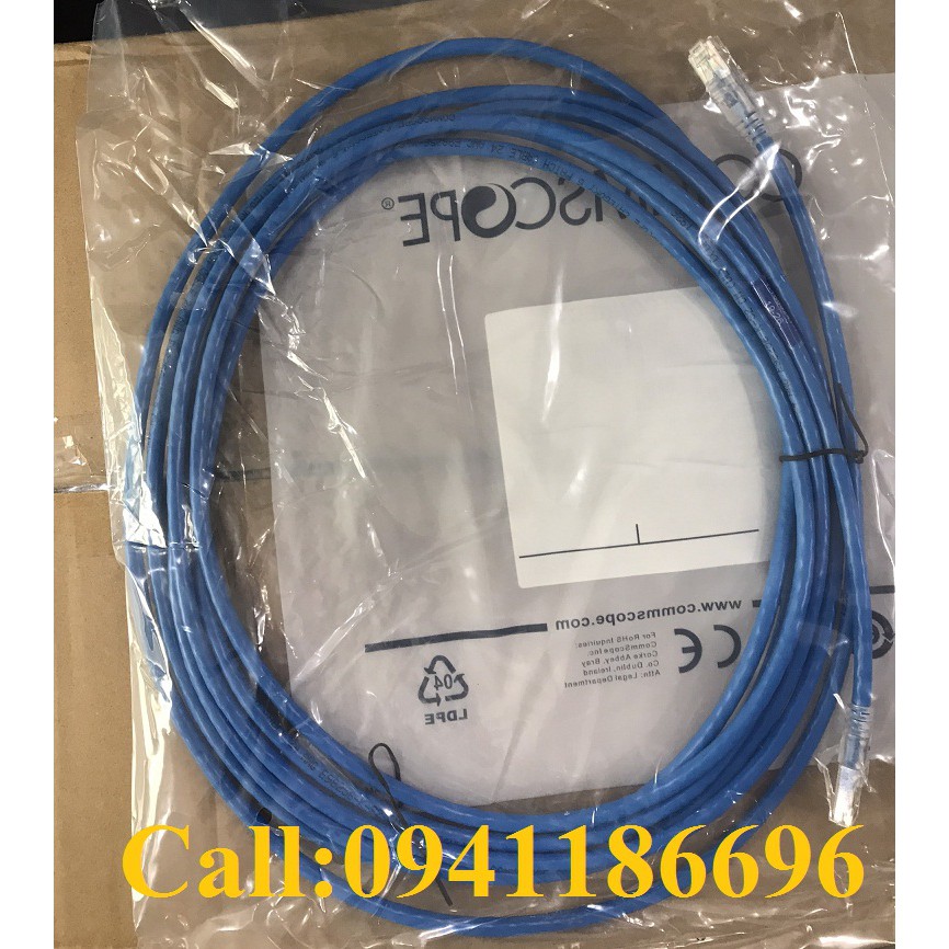 Dây cáp Lan 5m Cat6 CommScope (17 feet) LH 0941186696