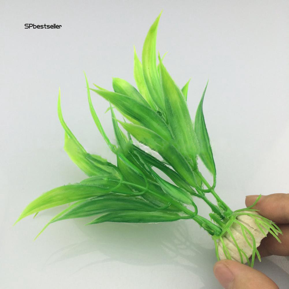 Cây cảnh giả bằng nhựa trang trí bể cá