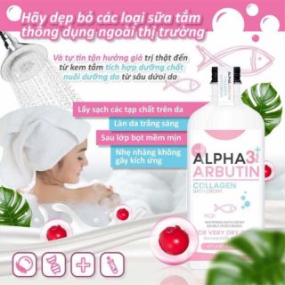 Sữa Tắm ALPHA ARBUTIN 3 PLUS